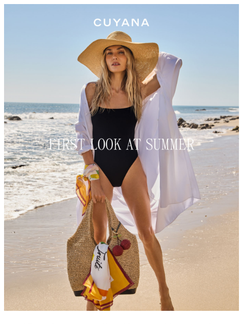 cuyana newsletter: Quick Preview: Summer Collection