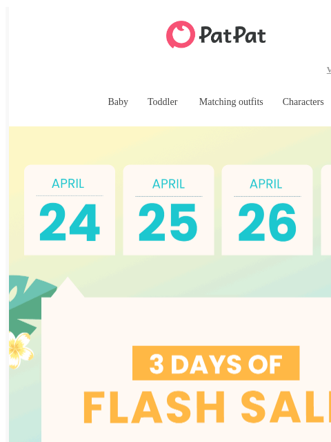 patpat newsletter: ⏳ 50% Off, 72 Hours Only