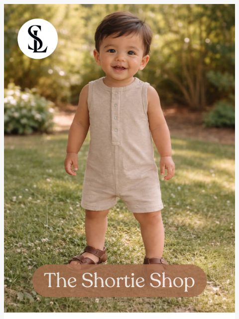 spearmintlove newsletter: The Shortie Shop is Open 😎