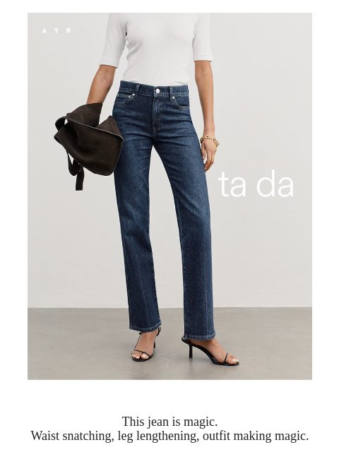 ayr newsletter: magic jeans