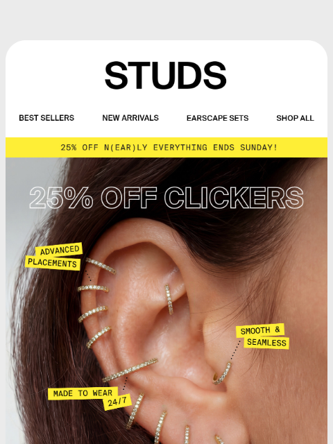studs newsletter: Click Into Savings