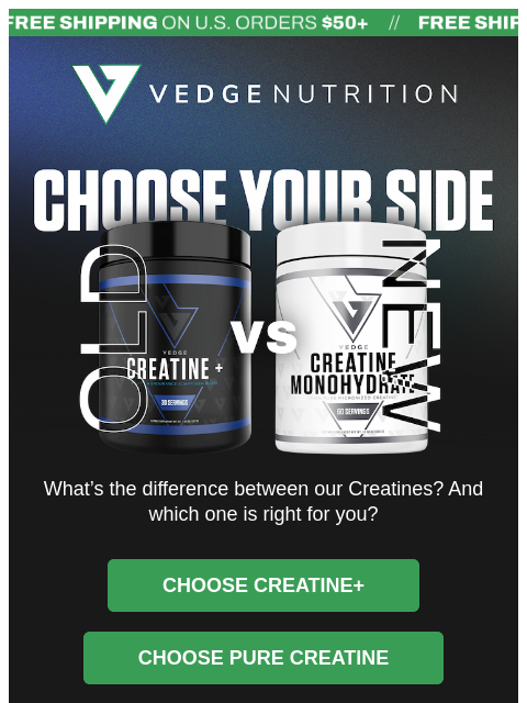 vedgenutrition newsletter: 🧬 Which one is for you?