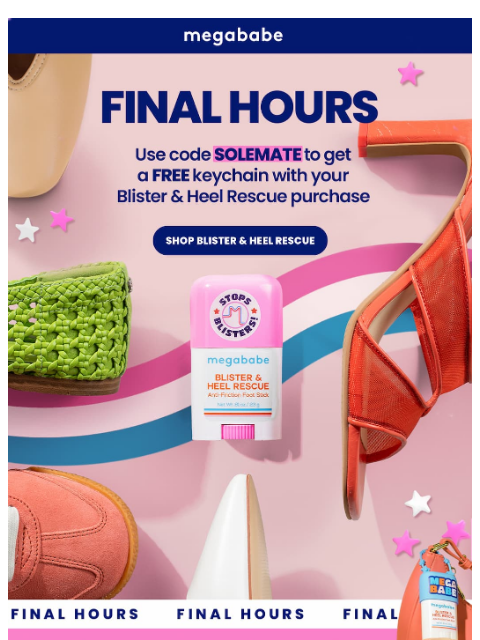 megababebeauty newsletter: Last chance for a FREE KEYCHAIN