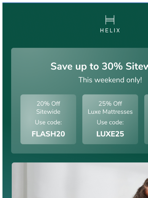 helixsleep newsletter: You’ve earned VIP status!