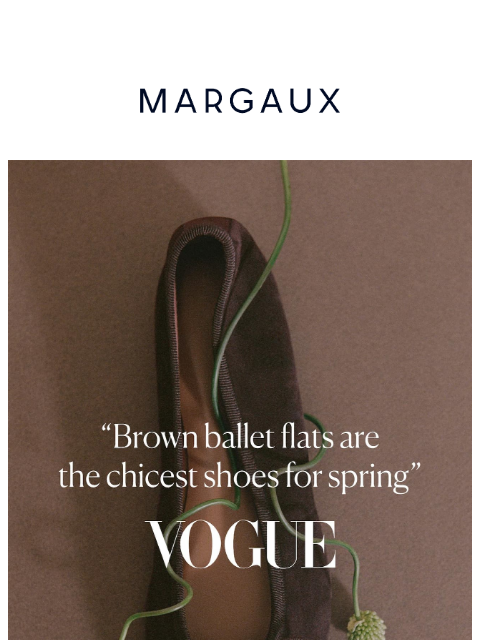 margauxny newsletter: "The chicest shoes for spring" - Vogue