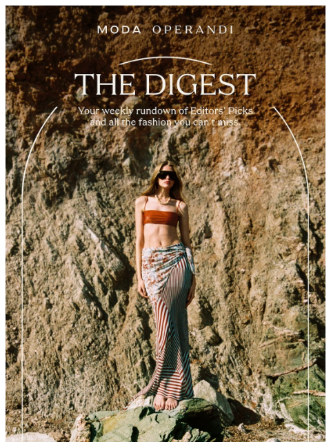 modaoperandi newsletter: For the beach & beyond