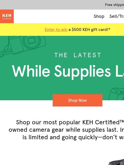 keh newsletter: Going... going... gone 😭