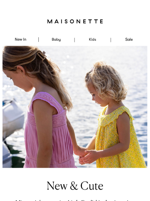 maisonette newsletter: New From Minnow, Little English & Hill House Home