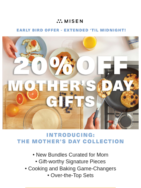 One more day - 20% off on our NEW Mother's Day Collection ͏ ͏ ͏ ͏ ͏ ͏ ͏ ͏ ͏ ͏ ͏ ͏ ͏ ͏ ͏ ͏ ͏ ͏ ͏ ͏ ͏ ͏ ͏ ͏ ͏ ͏ ͏ ͏ ͏ ͏ ͏ ͏ ͏ ͏ ͏ ͏ ͏ ͏ ͏ ͏ ͏ ͏ ͏ ͏ ͏ ͏ ͏ ͏ ͏ ͏ ͏ ͏ ͏ ͏ ͏ ͏ ͏ ͏ ͏ ͏ ͏ ͏ ͏ ͏ ͏ ͏ ͏ ͏ ͏ ͏