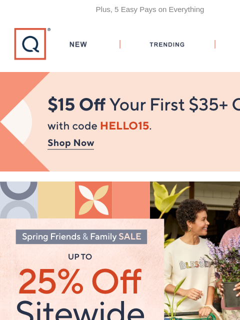 qvcemail newsletter: Celebrating YOU! Up to 25% Off Sitewide