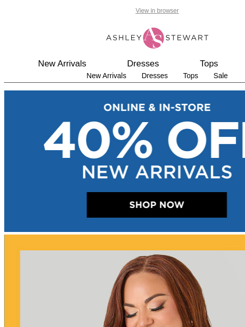 ashleystewart newsletter: Bolder than EVER 🙌