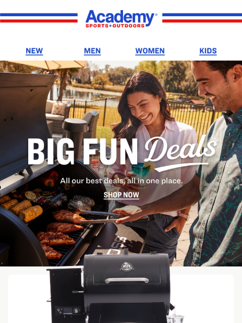 academy newsletter: Hot Deal: $100 OFF Pit Boss 700FB1 Pellet Grill