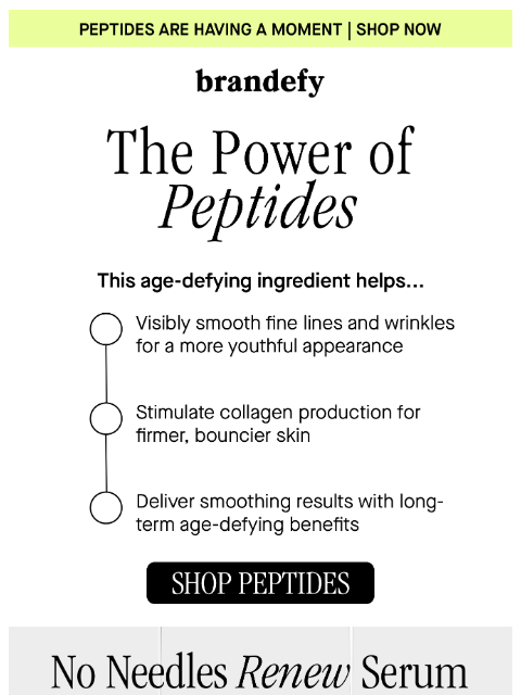brandefyskin newsletter: The ingredient everyone's talking about