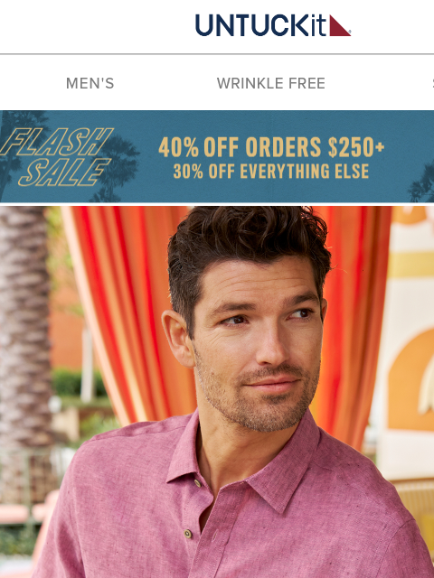 untuckit newsletter: Bestselling 👕 Shirts On Sale? Yes Please!
