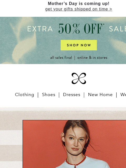 anthropologie newsletter: these knits are IT.