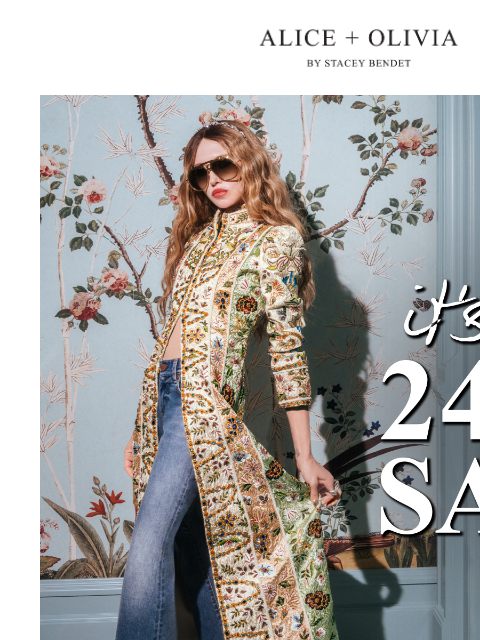 aliceandolivia newsletter: 25% Off Ends at Midnight ⏰⏰⏰