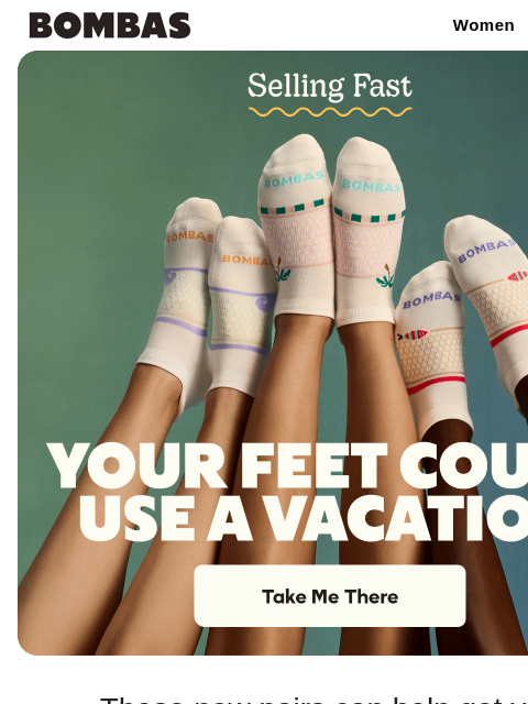 bombas newsletter: Almost Sold Out: New Beachy Socks