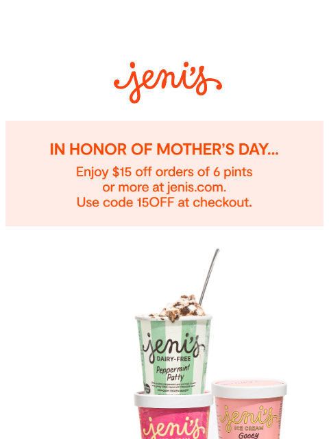 jenis newsletter: Don’t miss out on $15 off!