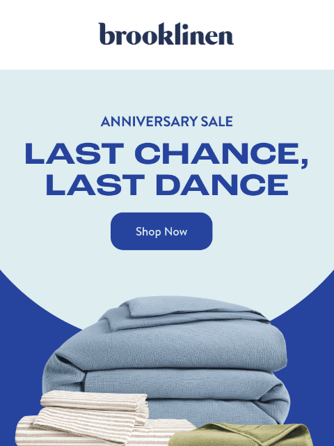 brooklinen newsletter: SALE ON SALE ON SALE