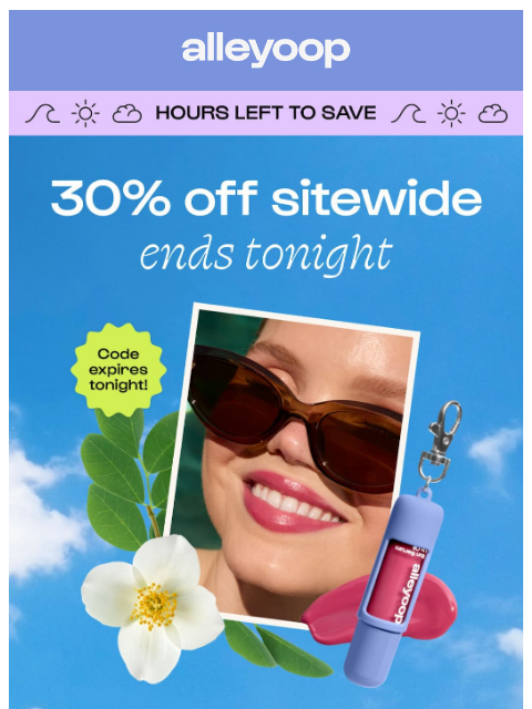 meetalleyoop newsletter: Get ready, ! 30% off sitewide!