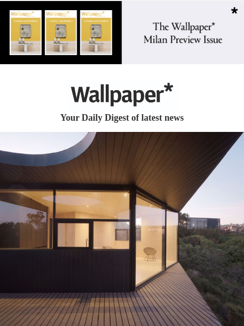 A star-gazing pavilion in Chile, a colourful card game, and Issey Miyake's experimental line ‌ ‌ ‌ ‌ ‌ ‌ ‌ ‌ ‌ ‌ ‌ ‌ ‌ Wallpaper* Your Daily Digest of latest news Chilean pavilion Tour a Chilean