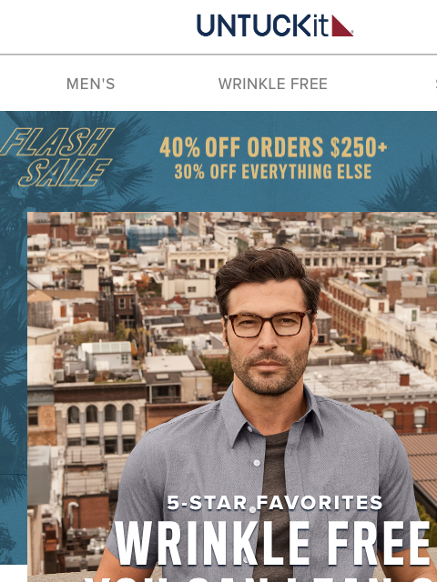 untuckit newsletter: 🎶You Got a Friend in Wrinkle-Free🎶 (Now on Sale!...