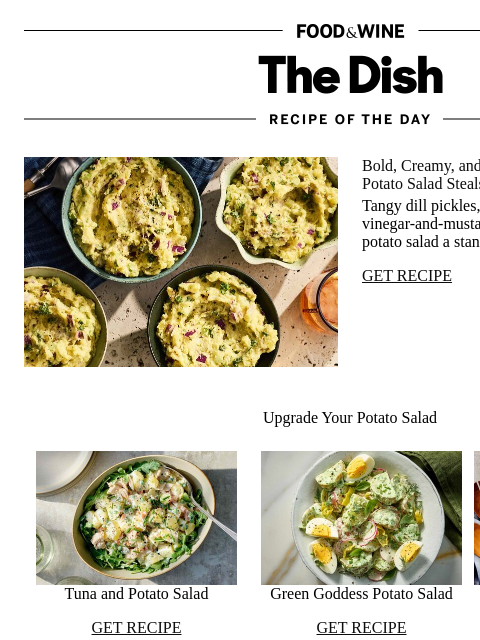 foodandwine newsletter: Texas Potato Salad