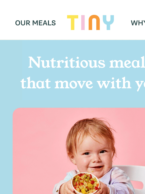 tinyorganics newsletter: Tiny goes where you go 🥗