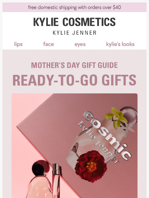 kyliecosmetics newsletter: mother's day gift guide 💝