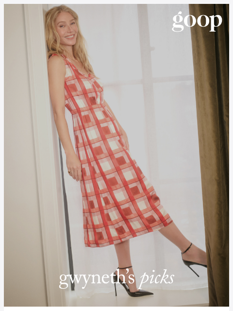 goop newsletter: gwyneth’s picks