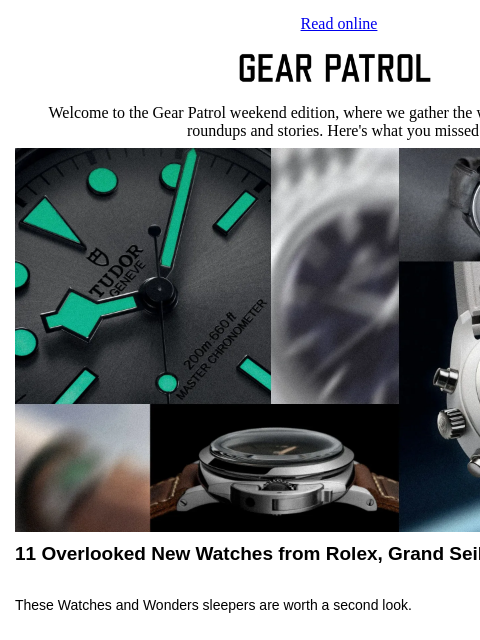 gearpatrol newsletter: Hidden Gems from the World's Biggest Watch Show