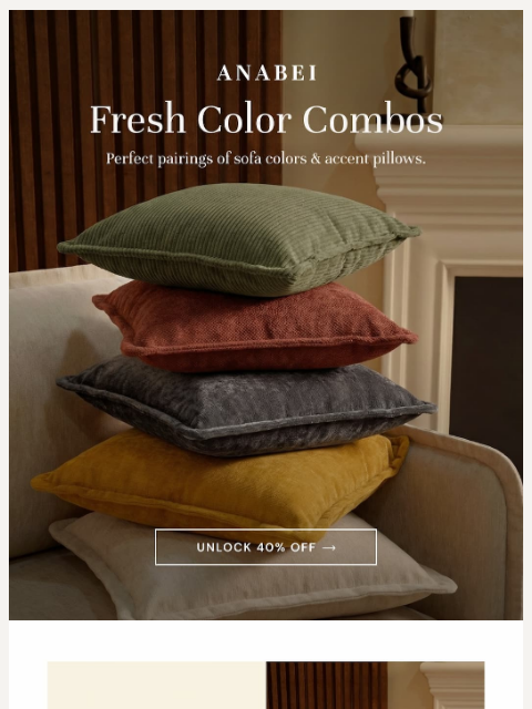 anabei newsletter: Fresh Color Combos