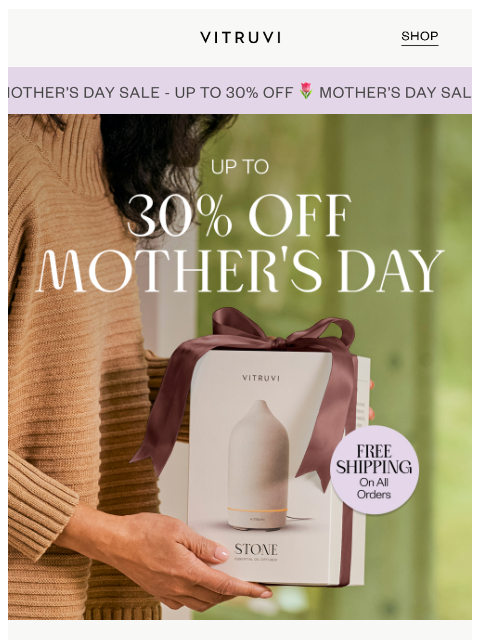 vitruvi newsletter: Become Mom’s FAVE With Our Gift Guide 🌷