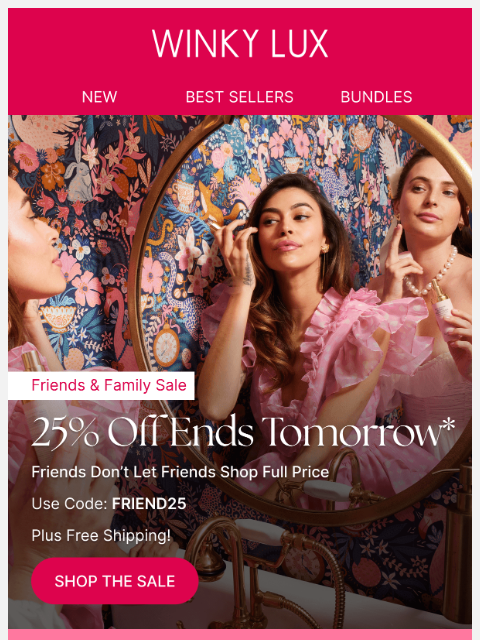 winkylux newsletter: Don’t leave this sale on read!