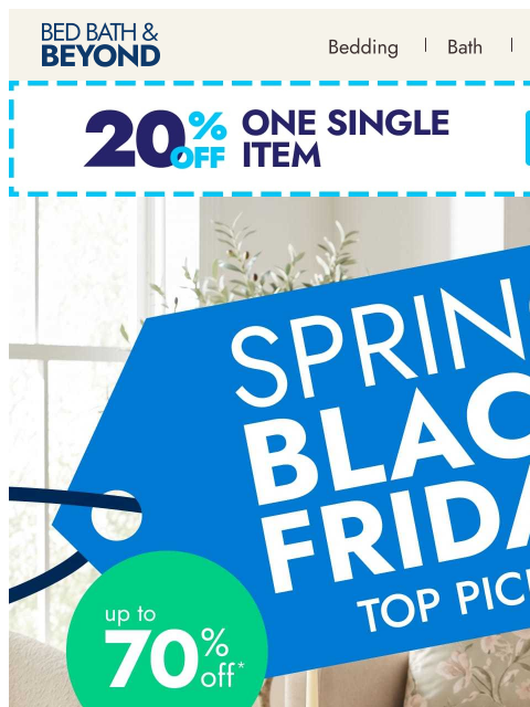 bedbathandbeyond newsletter: Our best Spring Black Friday finds