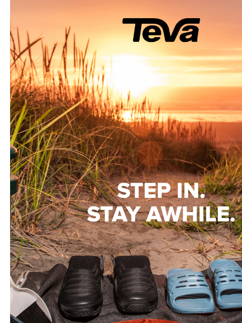 teva newsletter: Camp just got comfy 🏕️