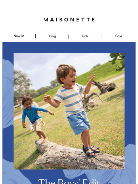 maisonette newsletter: Fresh Finds For The Boys