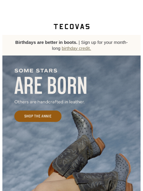 tecovas newsletter: Our Most Iconic Styles