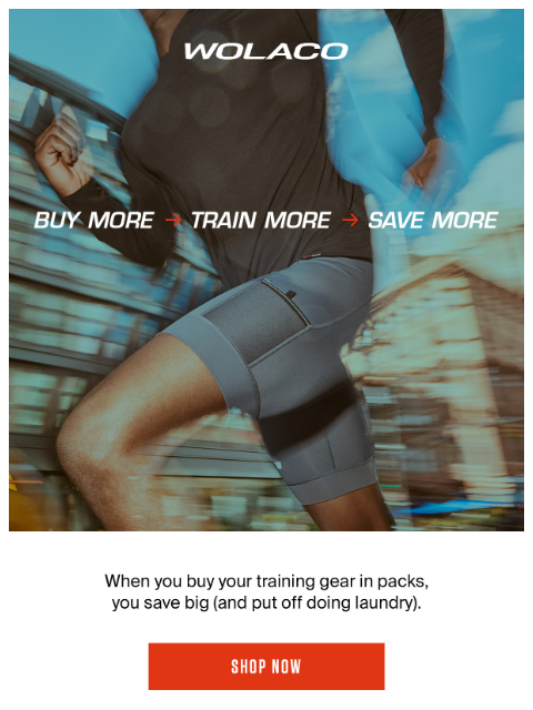 wolaco newsletter: SHOP PACKS AND SAVE $$$