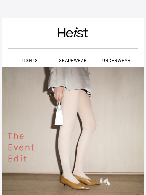 heist-studios newsletter: THE OCCASION EDIT
