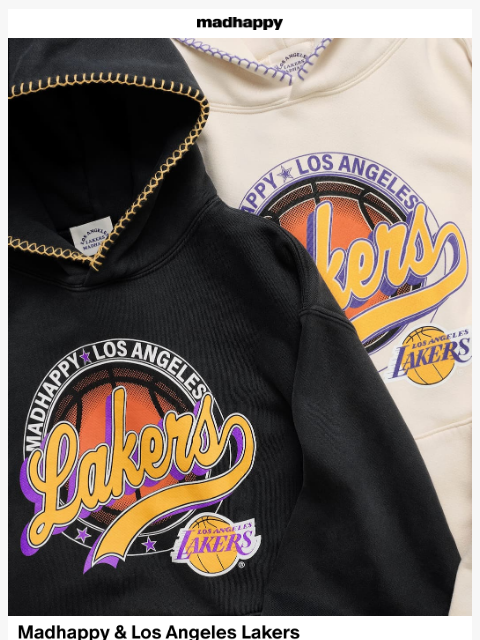 madhappy newsletter: Madhappy & Los Angeles Lakers 💜
