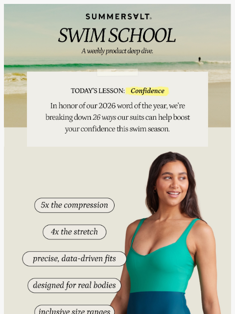 summersalt newsletter: ✨ CONFIDENCE BOOST ✨