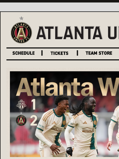 atlutd newsletter: 5-Stripes Delivered the Win
