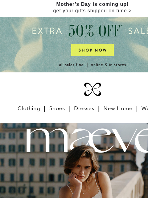 anthropologie newsletter: easy summer dresses.