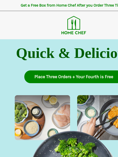 homechef newsletter: Decision fatigue at dinnertime? We get it. Let our...