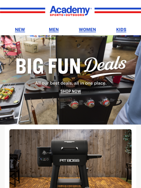 academy newsletter: Your Weekly Big Fun Deals Are Here!