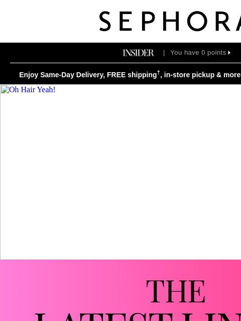 sephora newsletter: Arrivals for body...ahhh 😌 💕