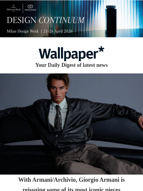 futureplc newsletter: Discover Giorgio Armani reissues