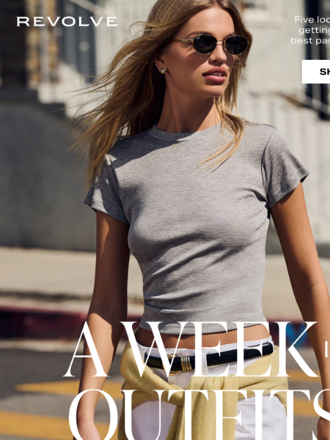 revolve newsletter: Your Weekly Outfit Inspo Is Here