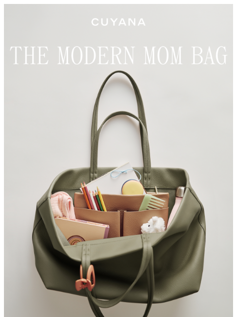 cuyana newsletter: We Updated the Mom Bag